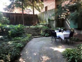 The Courtyard outside Lower Level Dining Area
